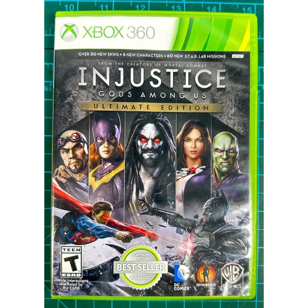 Injustice Gods Among Us Ultimate Edition Xbox 360 DC Comics Platinum Complete